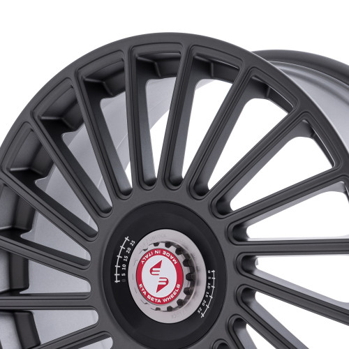 etabeta VENTI-R ZV Anthracite matt schwarz-silber