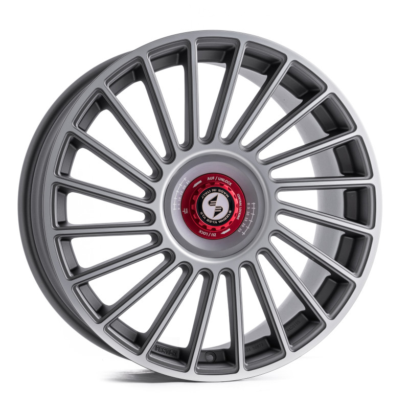 etabeta VENTI-R ZV Anthr. matt full pol. silber-rot