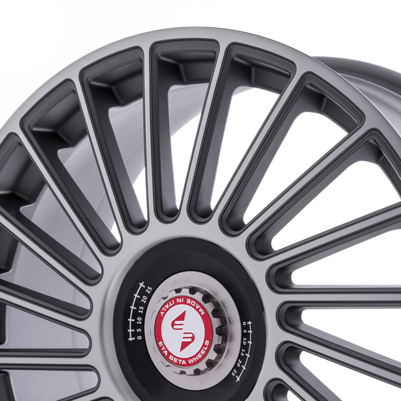 etabeta VENTI-R ZV Anthr. matt full pol. schwarz-silber