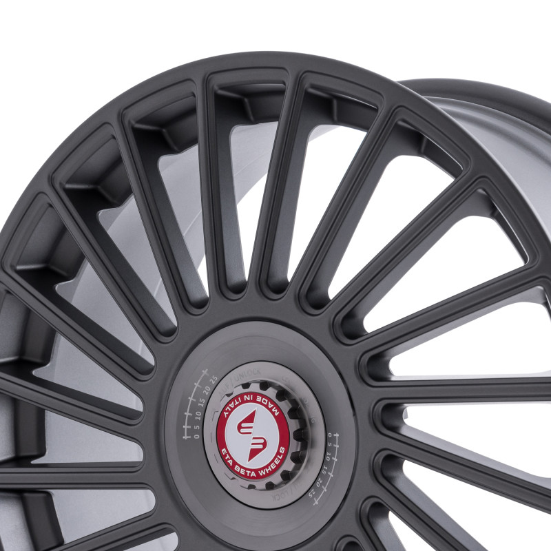 etabeta VENTI-R ZV Anthracite matt silber-silber