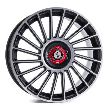 etabeta VENTI-R ZV Black matt full pol. schwarz-rot