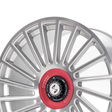 etabeta VENTI-R ZV silber shiny poliert rot-schwarz