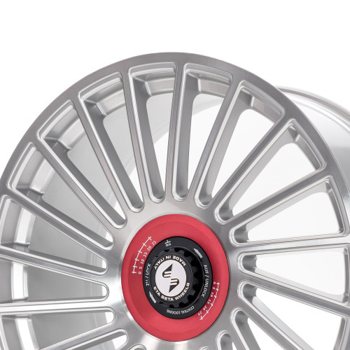 etabeta VENTI-R ZV silber shiny poliert rot-schwarz