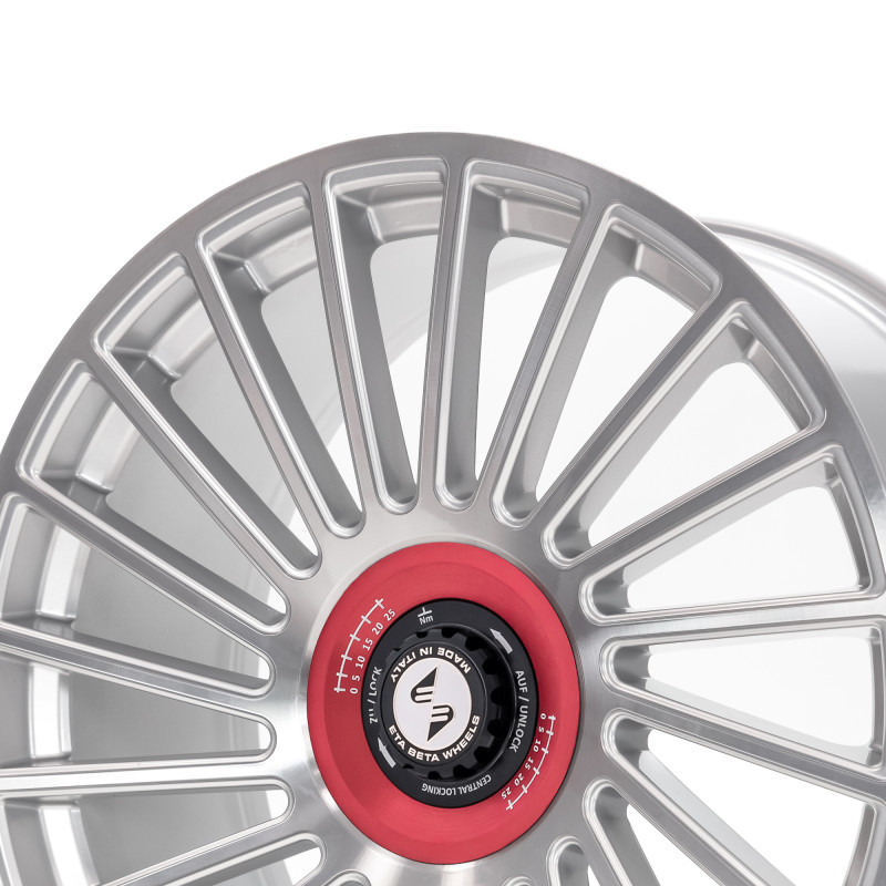 etabeta VENTI-R ZV silber shiny poliert rot-schwarz