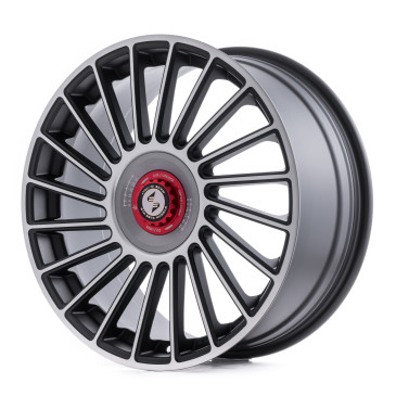 etabeta VENTI-R ZV Black matt full pol. silber-rot