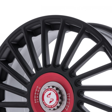 etabeta VENTI-R ZV Black matt rot-silber