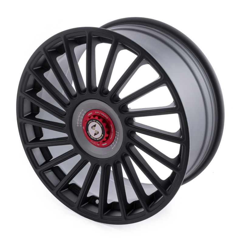 etabeta VENTI-R ZV Black matt silber-rot