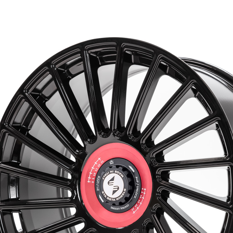etabeta VENTI-R ZV Schwarz glanz rot-schwarz