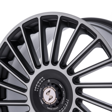 etabeta VENTI-R ZV Black matt full pol. schwarz-schwarz