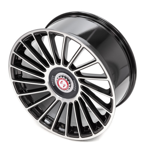 etabeta VENTI-R ZV Black shiny polish schwarz-silber