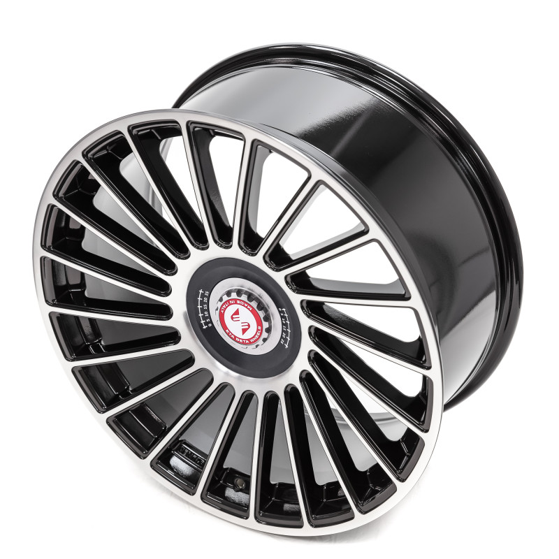 etabeta VENTI-R ZV Black shiny polish schwarz-silber