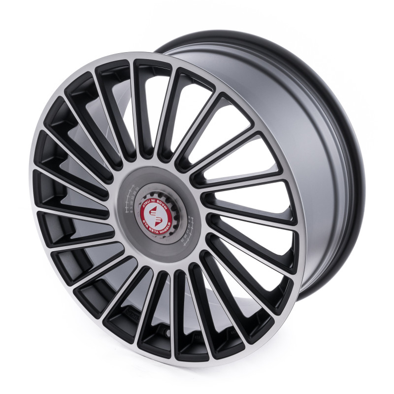 etabeta VENTI-R ZV Black matt full pol. silber-silber