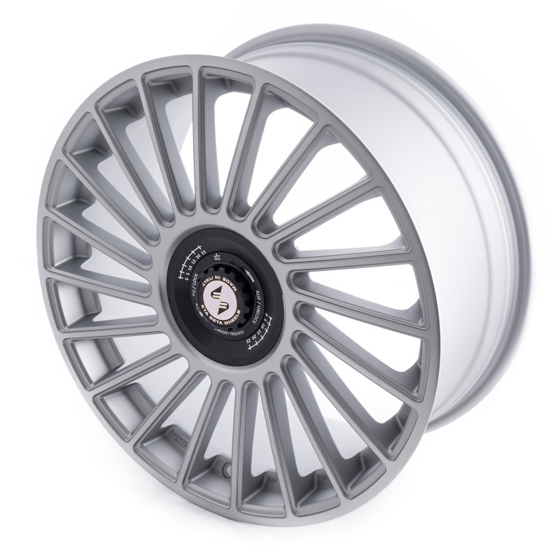 etabeta VENTI-R ZV Black matt full pol. silber-schwarz