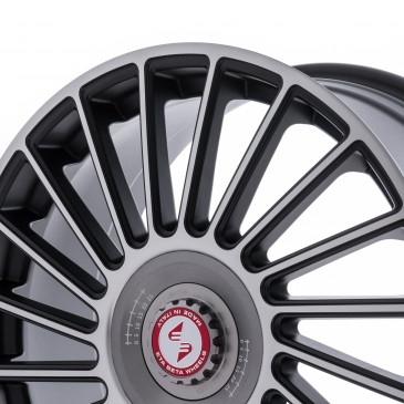 etabeta VENTI-R ZV Black matt full pol. silber-silber