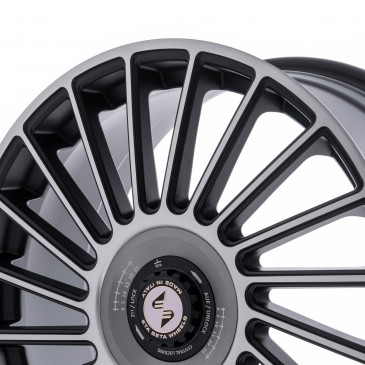 etabeta VENTI-R ZV Black matt full pol. silber-schwarz