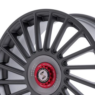 etabeta VENTI-R ZV Anthracite matt silber-rot