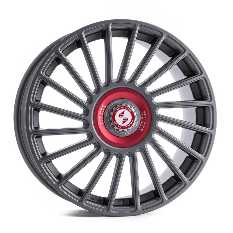 etabeta VENTI-R ZV Anthracite matt rot-silber