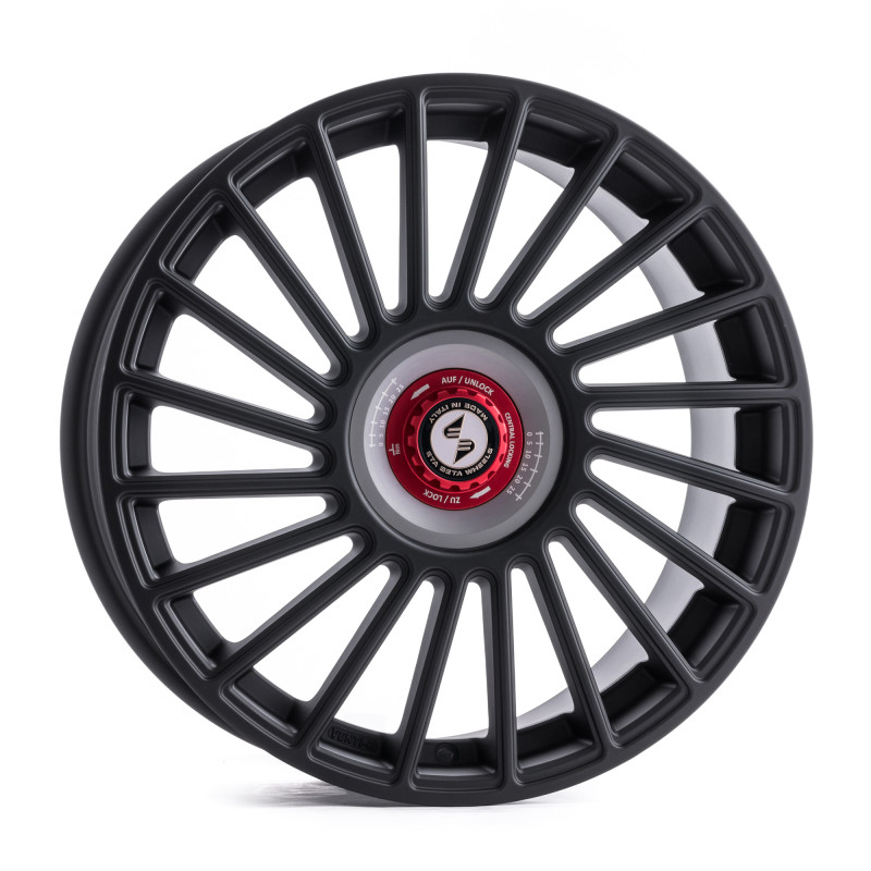 etabeta VENTI-R ZV Black matt silber-rot