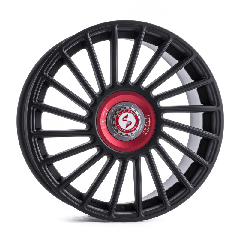 etabeta VENTI-R ZV Black matt rot-silber
