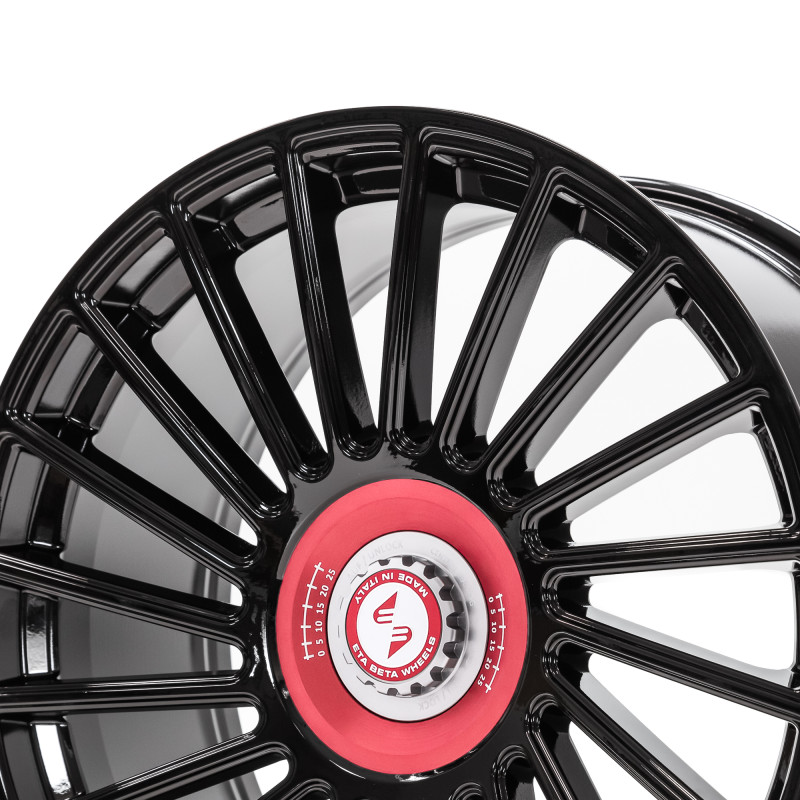 etabeta VENTI-R ZV Schwarz glanz rot-silber