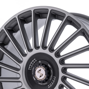 etabeta VENTI-R ZV Anthr. matt full pol. schwarz-schwarz