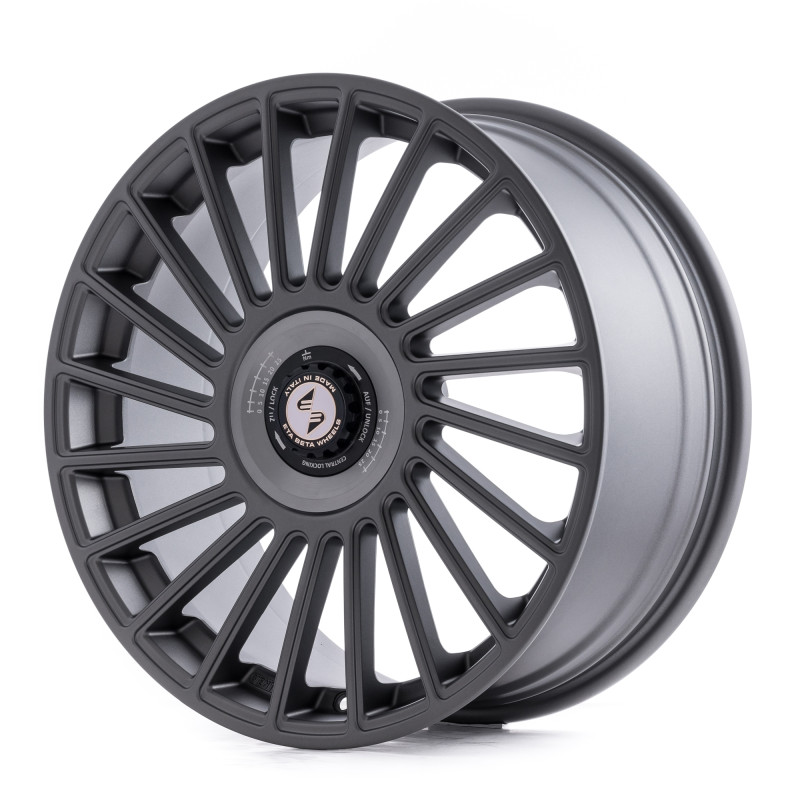 etabeta VENTI-R ZV Anthracite matt silber-schwarz