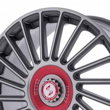 etabeta VENTI-R ZV Anthr. matt full pol. rot-silber