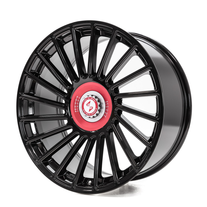 etabeta VENTI-R ZV Schwarz glanz rot-silber