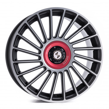 etabeta VENTI-R ZV Black matt full pol. rot-schwarz