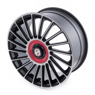 etabeta VENTI-R ZV Black matt full pol. rot-schwarz