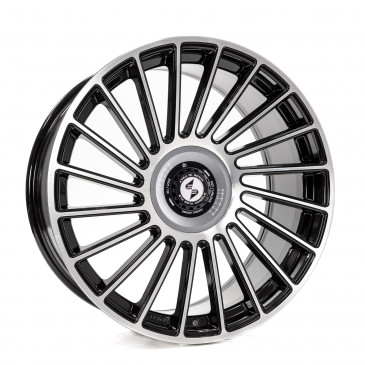 etabeta VENTI-R ZV Black shiny polish silber-schwarz