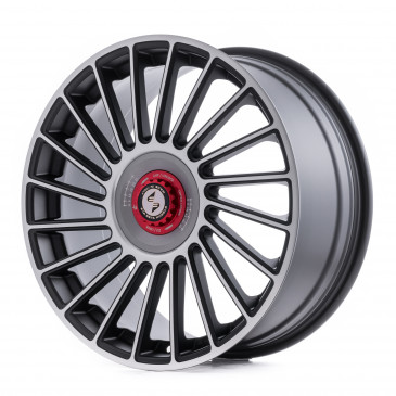 etabeta VENTI-R ZV Black matt full pol. silber-rot