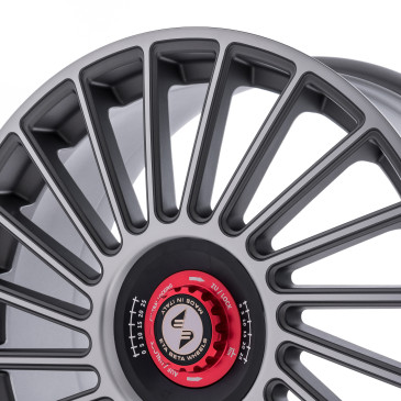 etabeta VENTI-R ZV Anthr. matt full pol. schwarz-rot