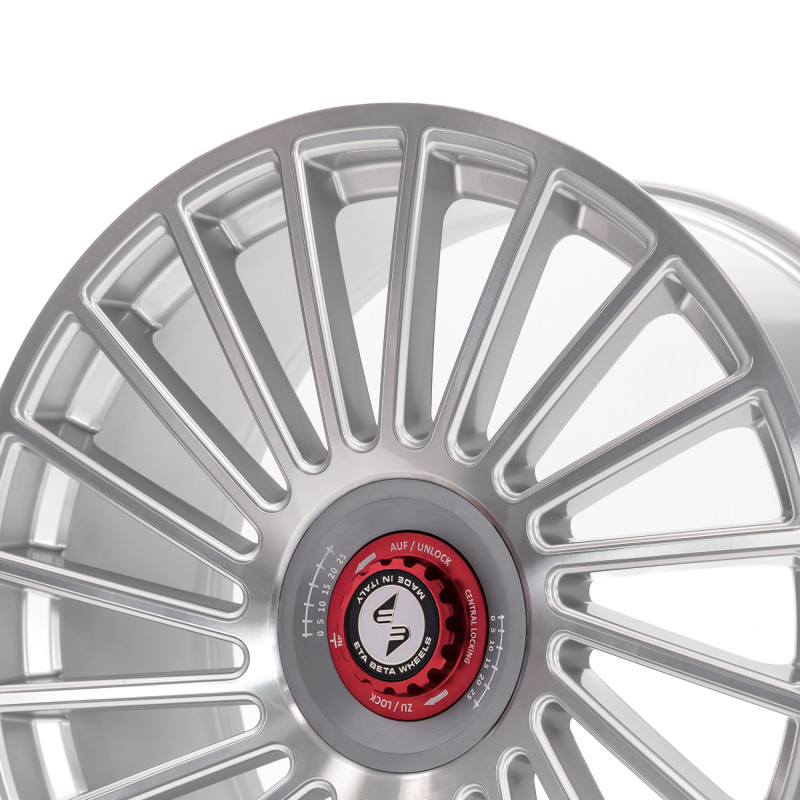 etabeta VENTI-R ZV silber shiny poliert silber-rot