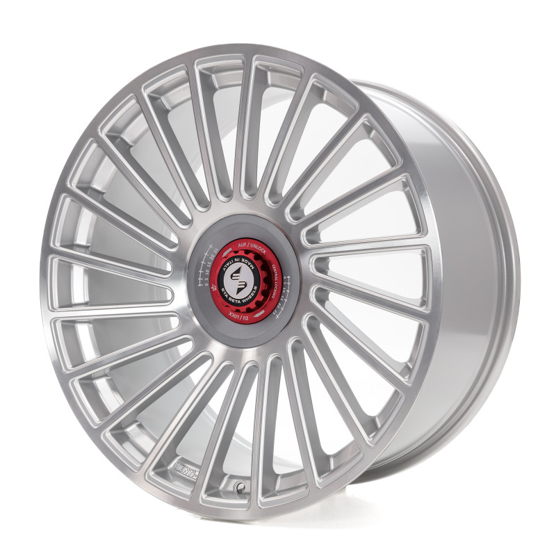 etabeta VENTI-R ZV silber shiny poliert silber-rot