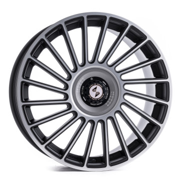 etabeta VENTI-R ZV Black matt full pol. silber-schwarz