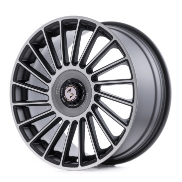 etabeta VENTI-R ZV Black matt full pol. silber-schwarz