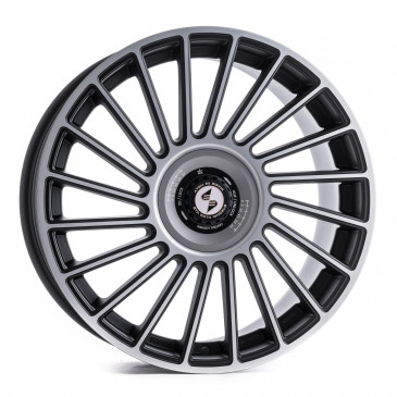 etabeta VENTI-R ZV Black matt full pol. silber-schwarz