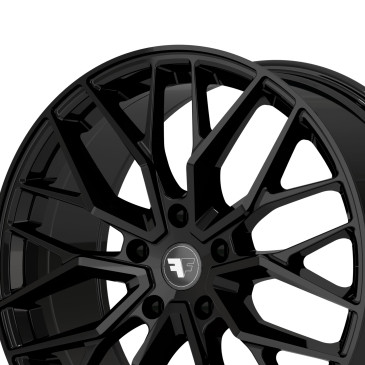 FF Wheels FF04 Black Polished