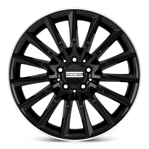 Fondmetal AIDON GLOSSY BLACK MACHINED LIP