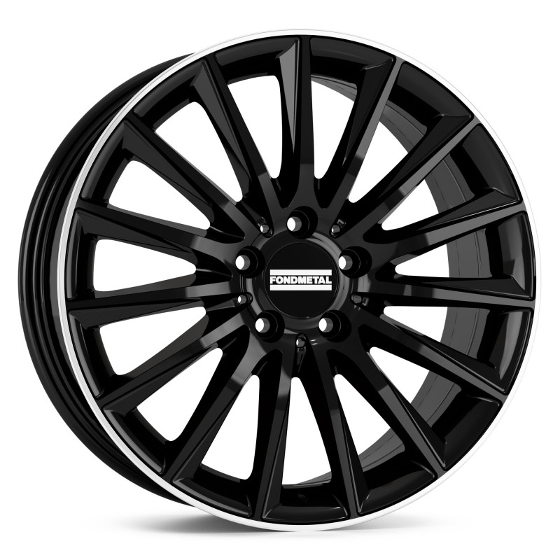 Fondmetal AIDON GLOSSY BLACK MACHINED LIP