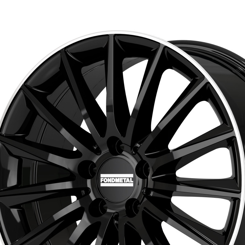 Fondmetal AIDON GLOSSY BLACK MACHINED LIP