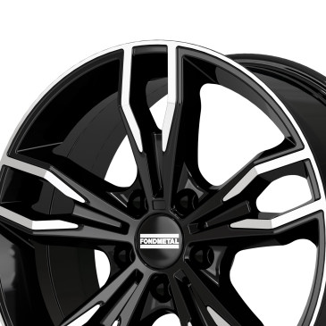 Fondmetal ALKE GLOSSY BLACK MACHINED
