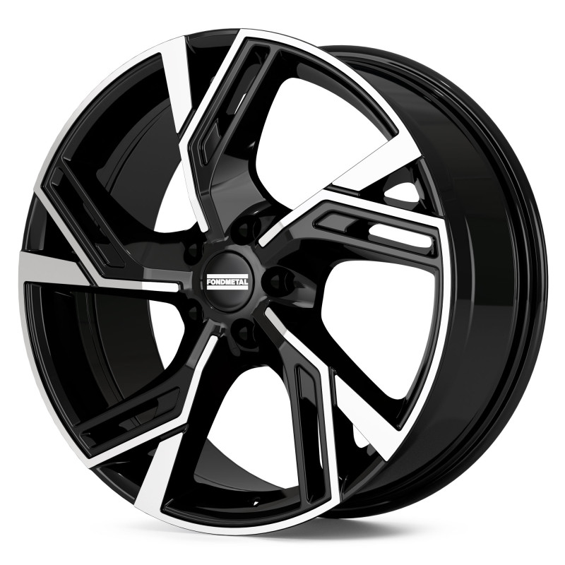 Fondmetal ATENA GLOSSY BLACK MACHINED