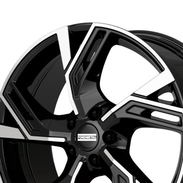 Fondmetal ATENA GLOSSY BLACK MACHINED