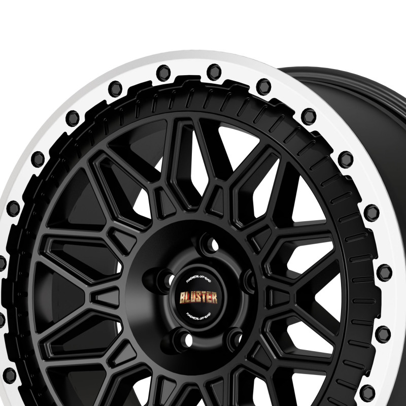 Fondmetal BLUSTER MATT BLACK MACHINED LIP