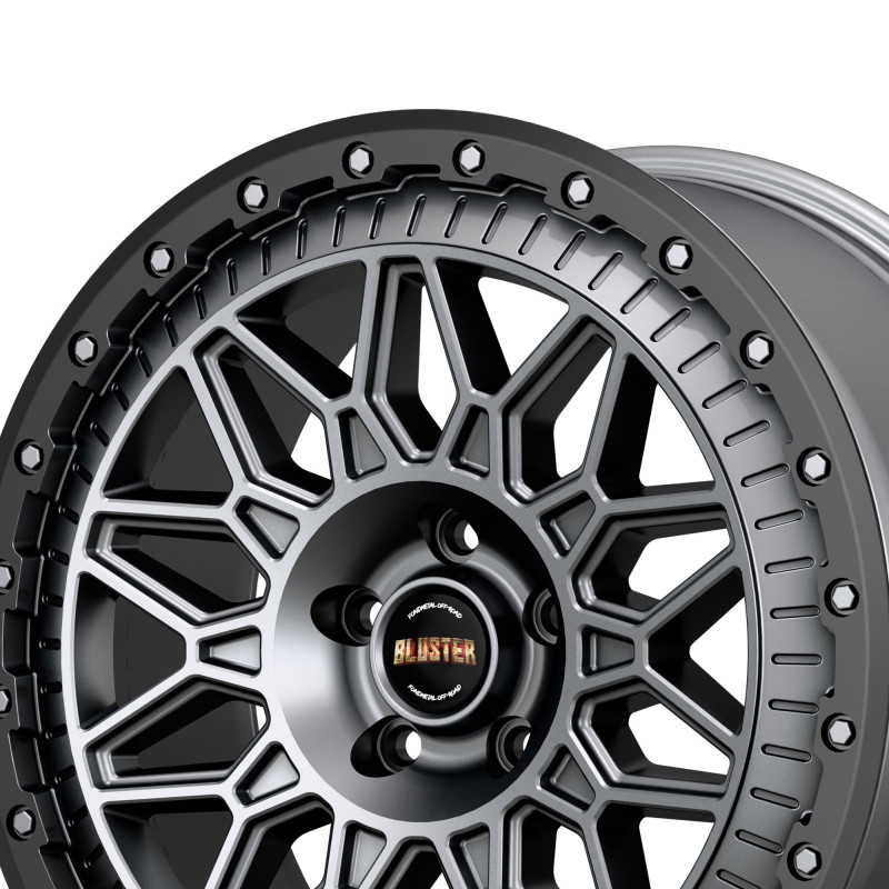 Fondmetal BLUSTER MATT TITANIUM BLACK LIP