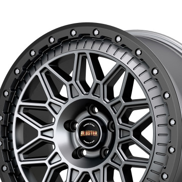 Fondmetal BLUSTER MATT TITANIUM BLACK LIP