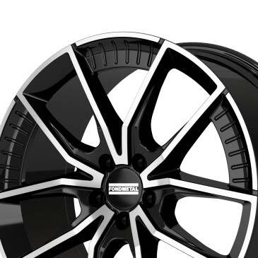 Fondmetal ELATHA GLOSSY BLACK MACHINED