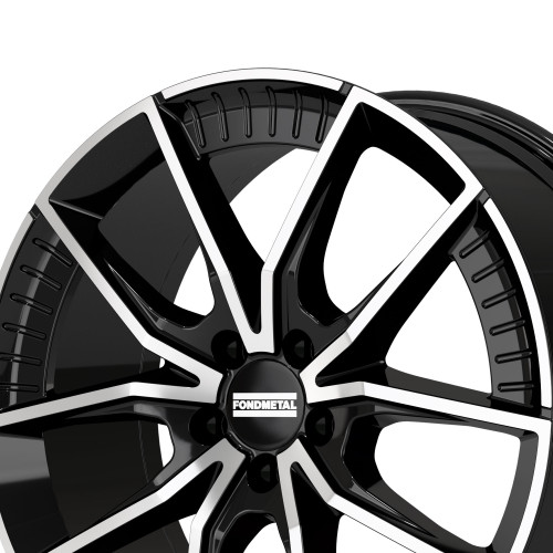Fondmetal ELATHA GLOSSY BLACK MACHINED